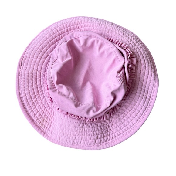 Coolibar Other - Coolibar Pink Sun Hat Floppy Wide Brim Ruffle Detail UPF 50+ Kids